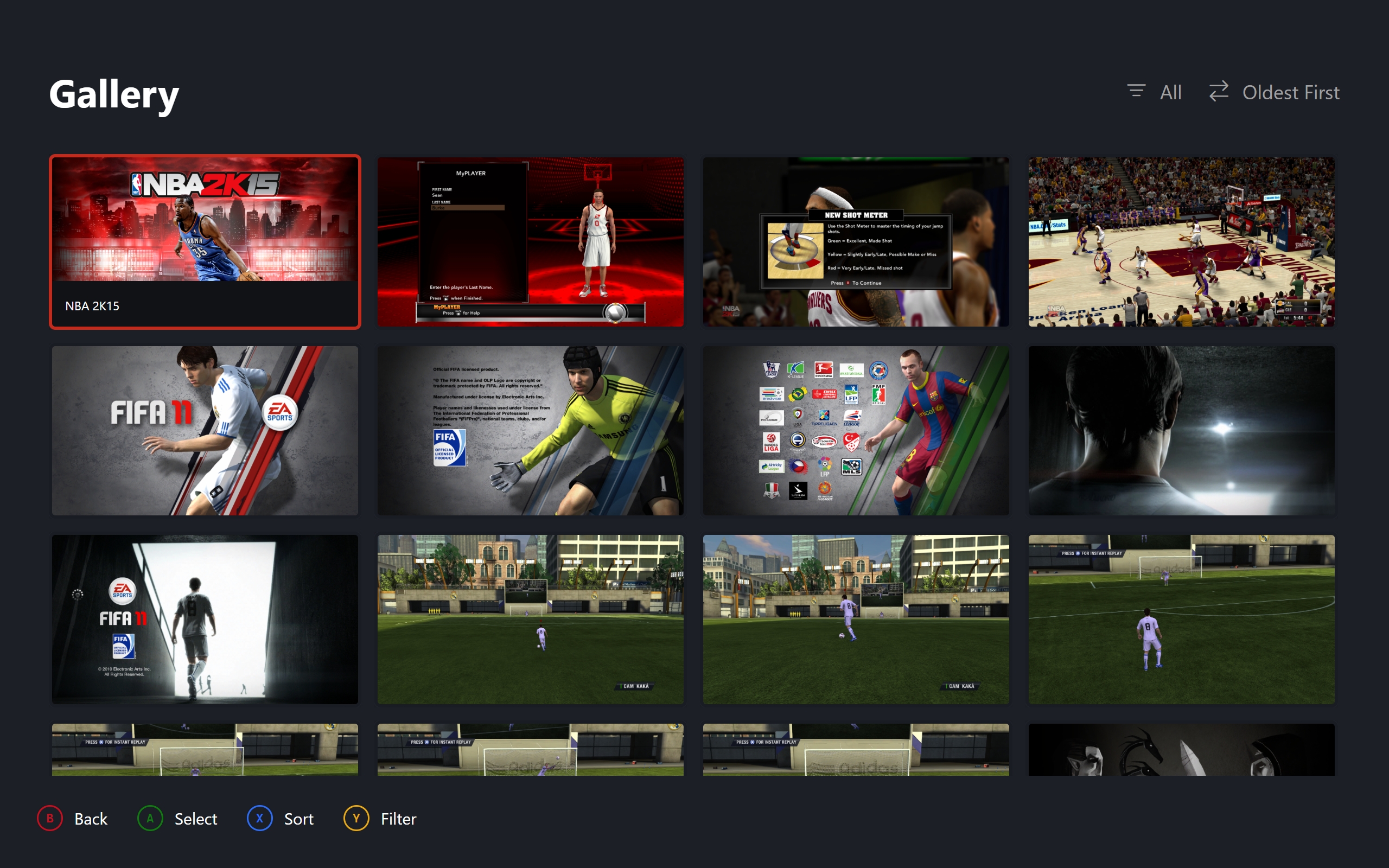 Gallery grid  -  screenshots