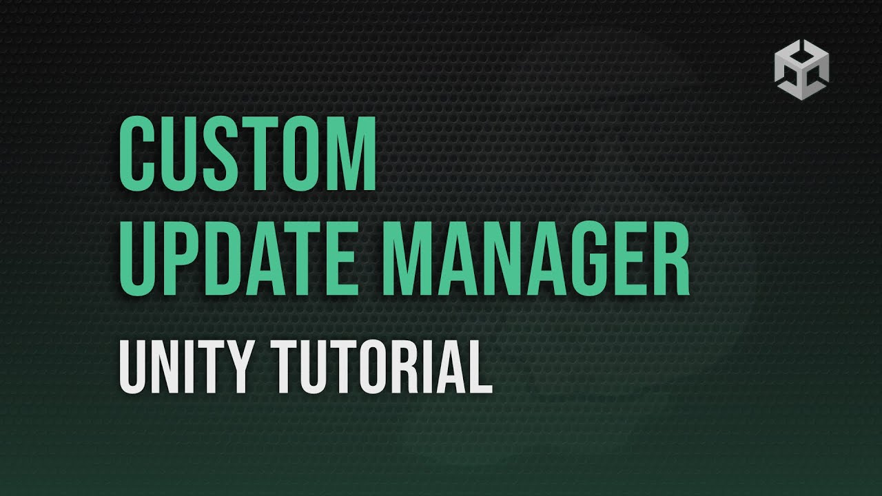 Unity Optimization Tutorials